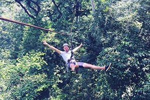 Zip lining Mabira Forest